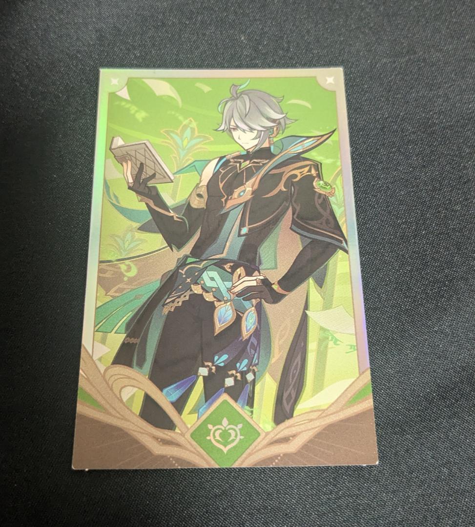 

[USED] Alheizen Genshin Seven Sacred Summon Random Photo Card Genshin Cafe in Seoul