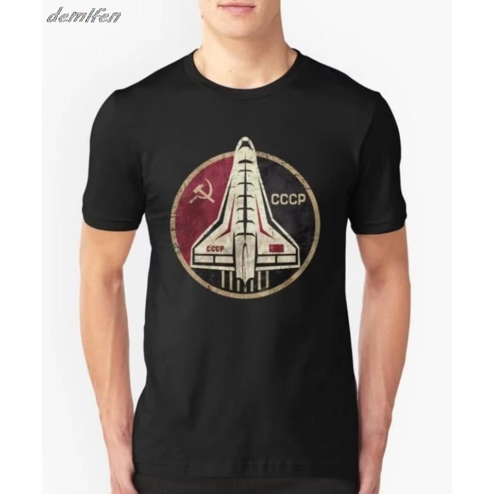 Russia CCCP Yuri Gagarin T-Shirt USSR Summer Cotton Short Sleeve O-Neck Men's T Shirt Family Soviet Cosmonaut 1961 T-shirt S-3XL