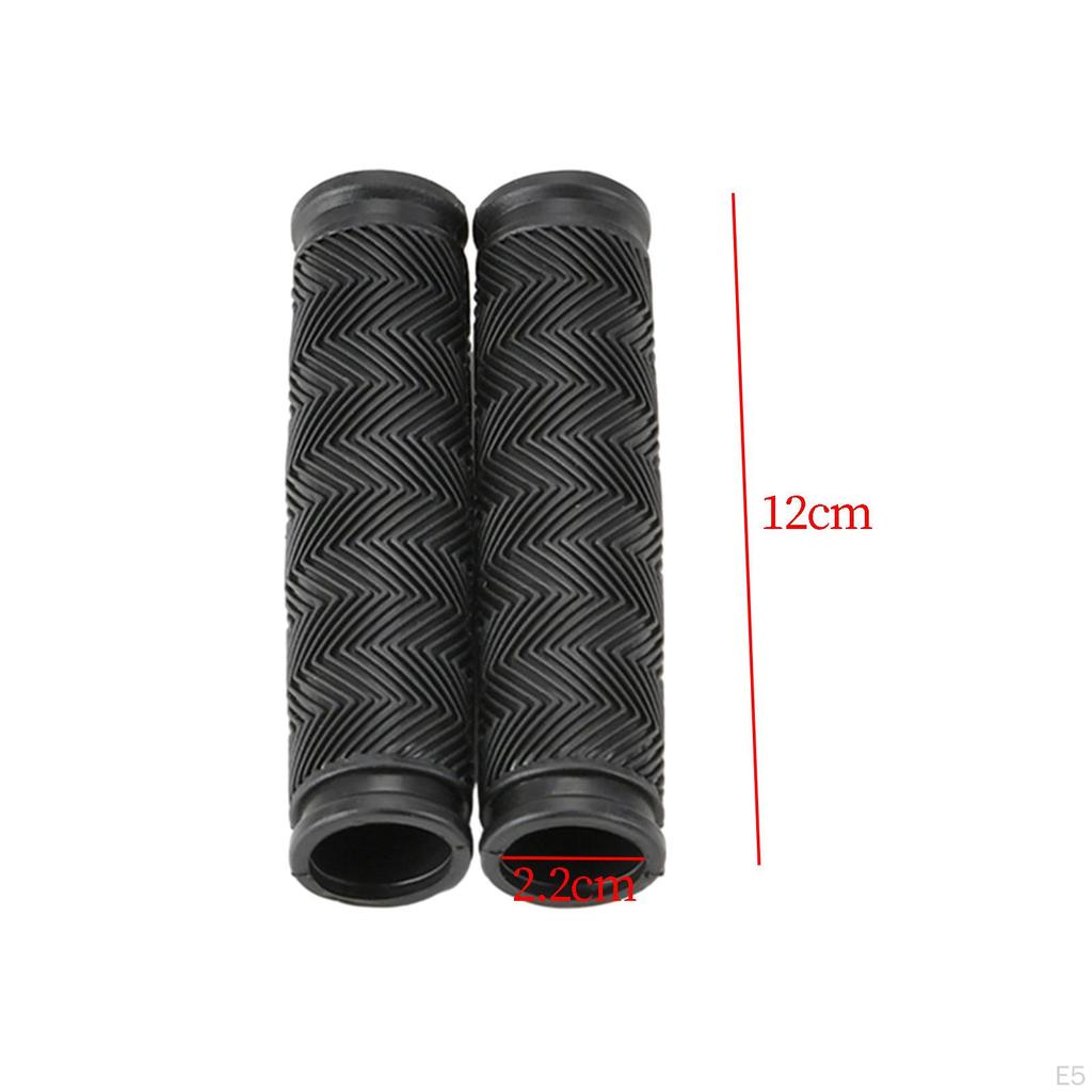 2 Pieces Bike Grips Handle Foldable Bikes Replacement Cycling Rubber Hand Grip Mountain