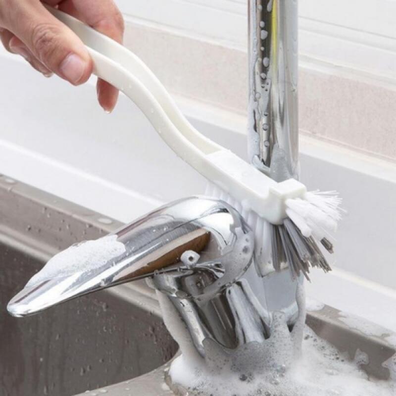 Kitchen and Bathroom Crevice Cleaning Brush