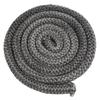 Black Wood Burner Gasket Fiberglass Rope Good Sealing Performance Maintain Burn Efficiency Practical To Use For Pellet Burners