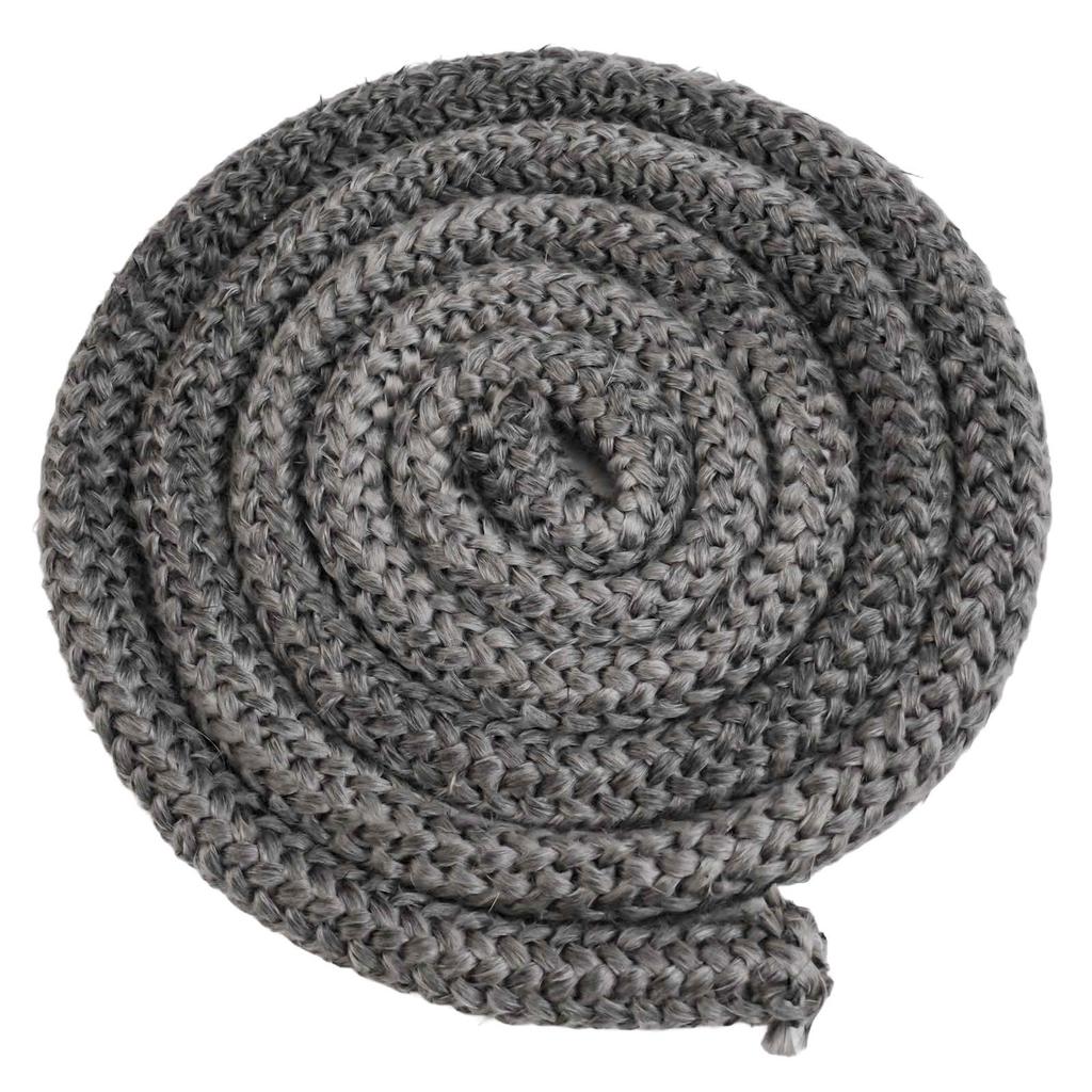 Black Wood Burner Gasket Fiberglass Rope Good Sealing Performance Maintain Burn Efficiency Practical To Use For Pellet Burners