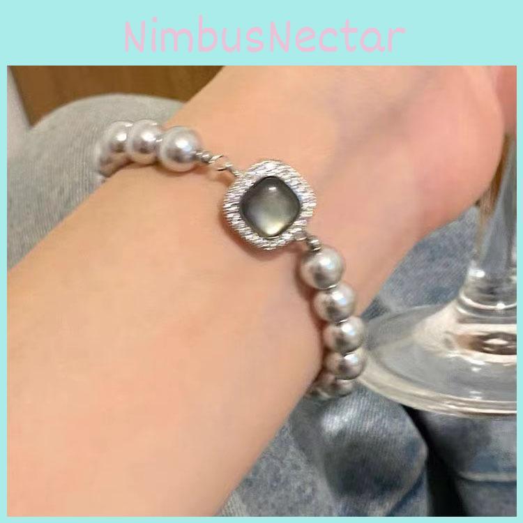 Geometric Pearl Bracelet For Women Elegant And High-end Light Luxury Fashion