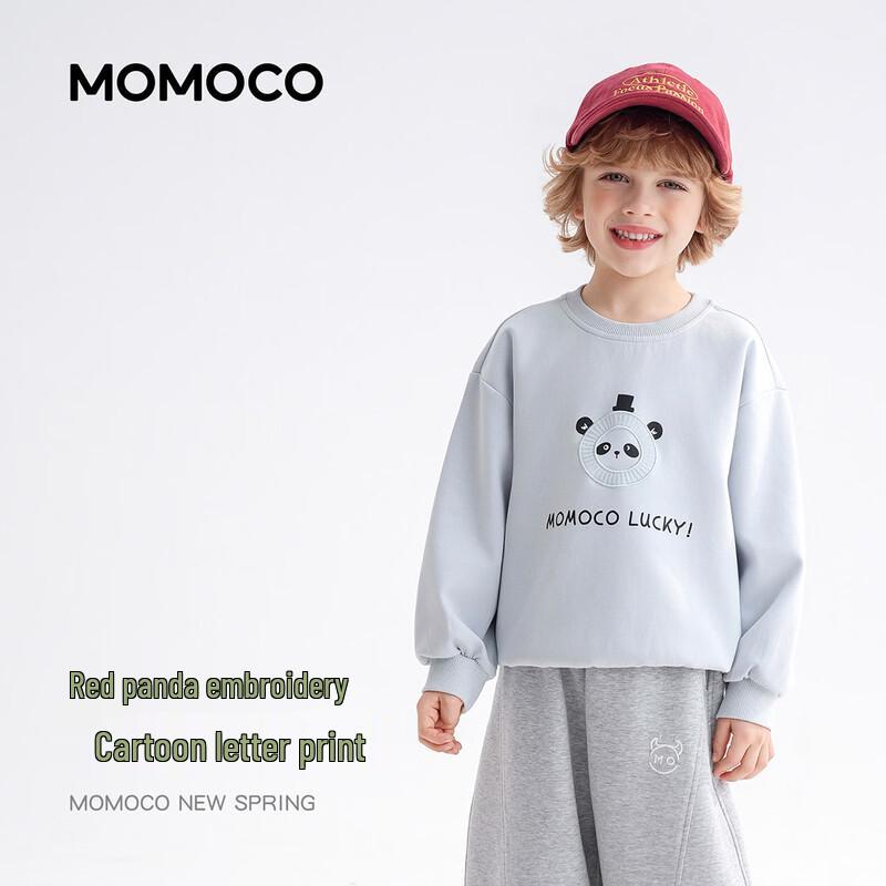 MOMOCO Boys' Long-Sleeve Casual Sweatshirt