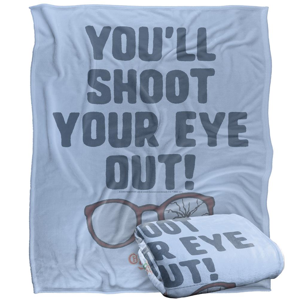 A Christmas Story Shoot Your Eye Out Blanket
