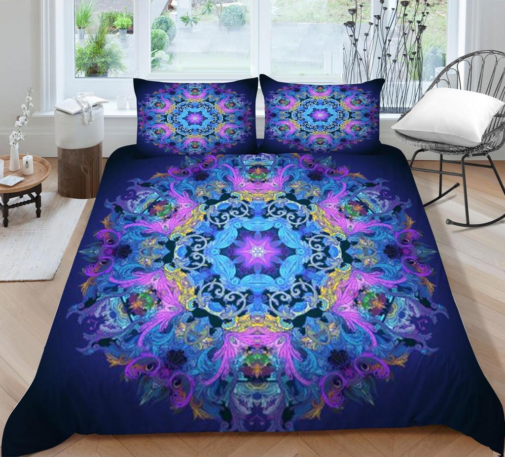 Bed Set Cover Boho Duvet Cover Boho Bedding Design Home Textiles Polyester Bed Cover Man Boy Single Size Bedding Cover