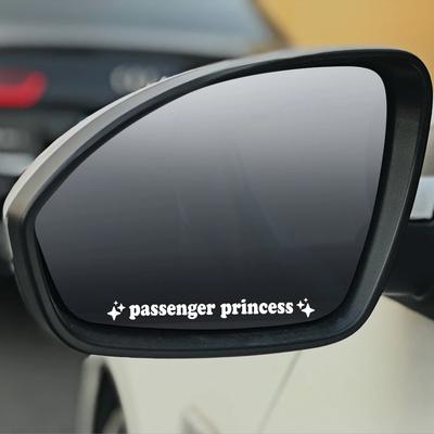 Autoaufkleber Kreative Beifahrer Prinzessin Rückspiegel Dekor Aufkleber Vinylfolie Dekoration Abdeckung Auto DIY Für Tuning Zubehör