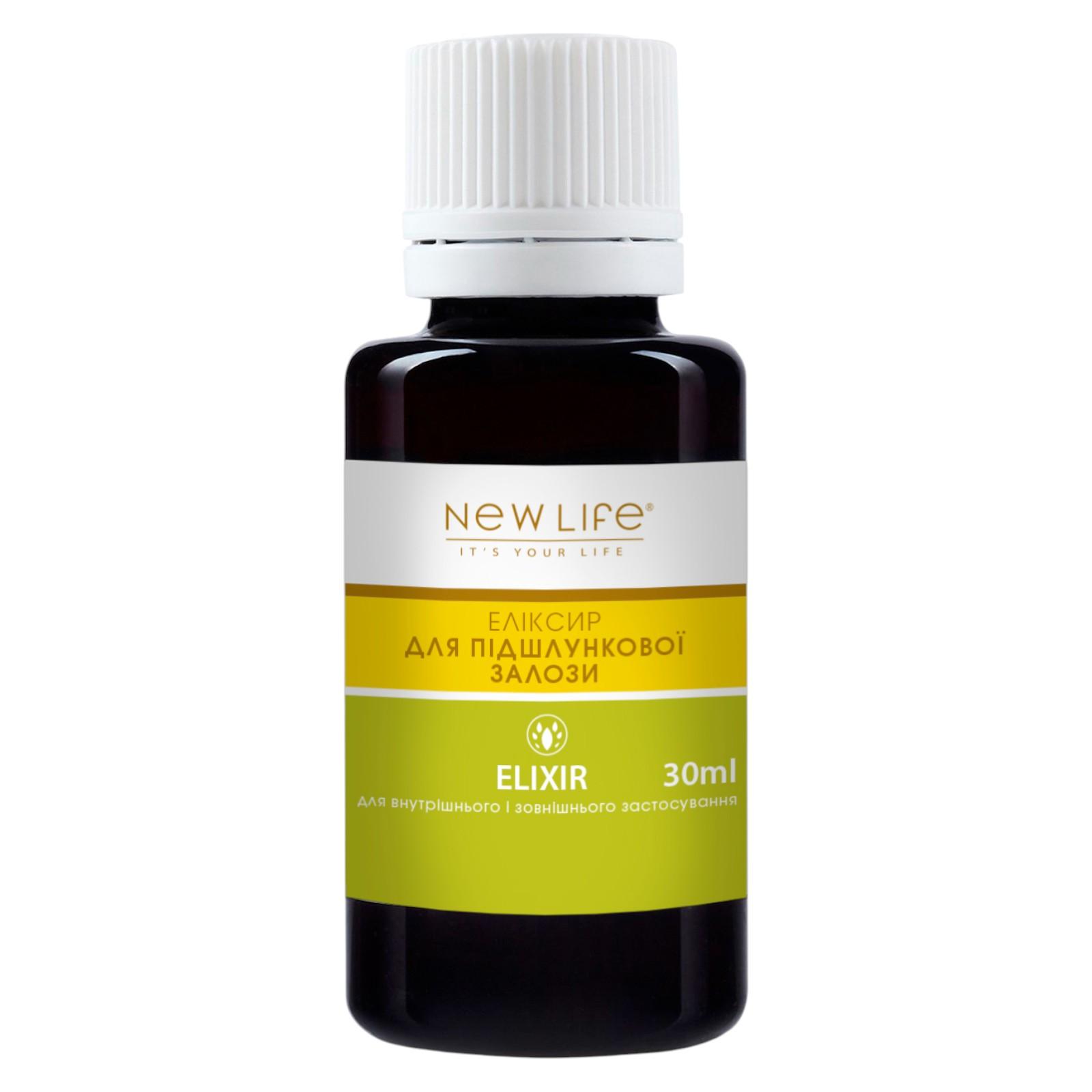 Elixír pre pankreas Bylinný doplnok stravy Nový život 30 ml (course 2 weeks)