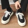 2025 Herren Übergröße Canvas Vulkanisierter Gummi Weiche Sohle Flacher Absatz Low Top Runde Zehenkappe Neue Hochwertige Schuhe für Alle Vier Jahreszeiten