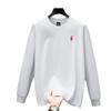 Men's 2025 Heavyweight Embroidered Long Sleeve Hoodie - Autumn/Winter Fashion Round Neck T-shirt