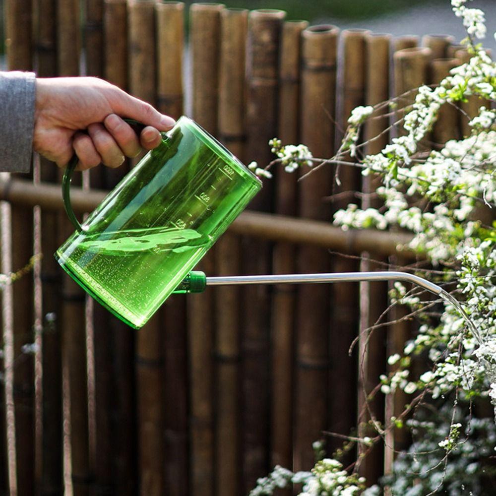 1ks velkokapacitní konev 1l/1,5l zahradnická zalévací láhev Domácí kancelář Venkovní zahrada Trávník