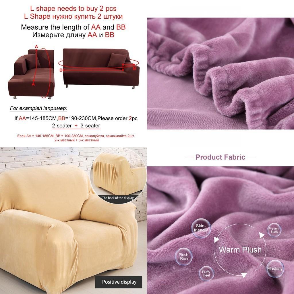 Luxurious Extensible Couch Cover High-quality Fabric Protective Slipcover For Sofas