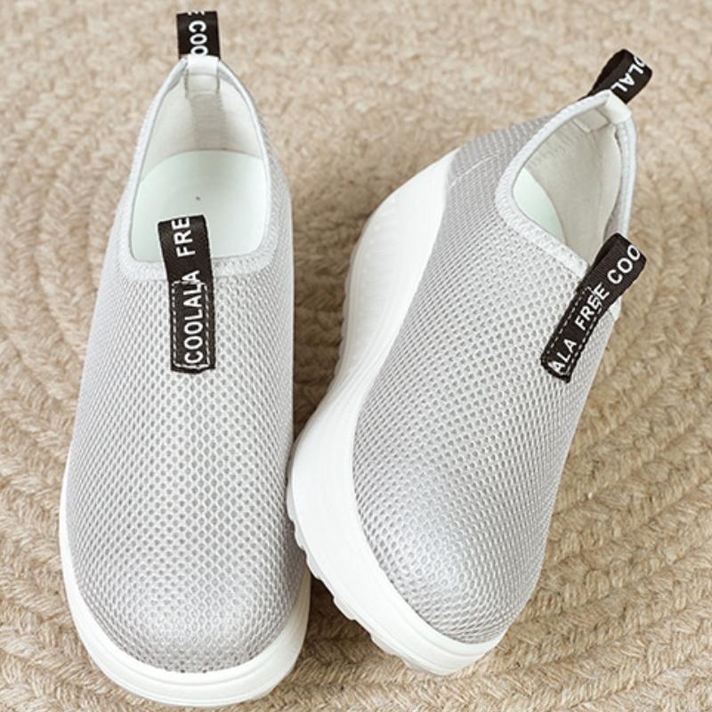 Fashion Fashion Breathable Mesh Women Running Shoes Comfortable Lightweight Casual Sneaker Summer Outdoor Non-slip Flat Running Shoes
