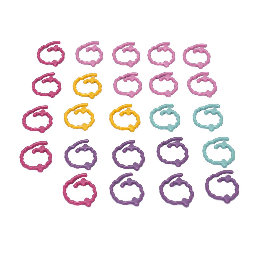 24Pcs Knitting Stitch   s Zinc Alloy Spiral Sheep Patt n Knitting   s for Fabric Crafts