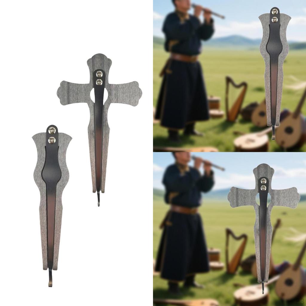 Kompakte Maultrommel, Traditionelles Ethnisches Musikinstrument, Kräftiger Klang, Ideal für Kinder,