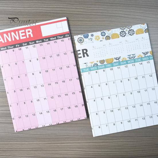 2025 Yearly Wall Calendar Full Year Annual Wall Calendar In One Page 12 Month Planner with Stickers for Office School Supplies
