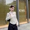 Women's Slim Lace Long-Sleeve Base Layer Top - 2025 Autumn/Winter Collection
