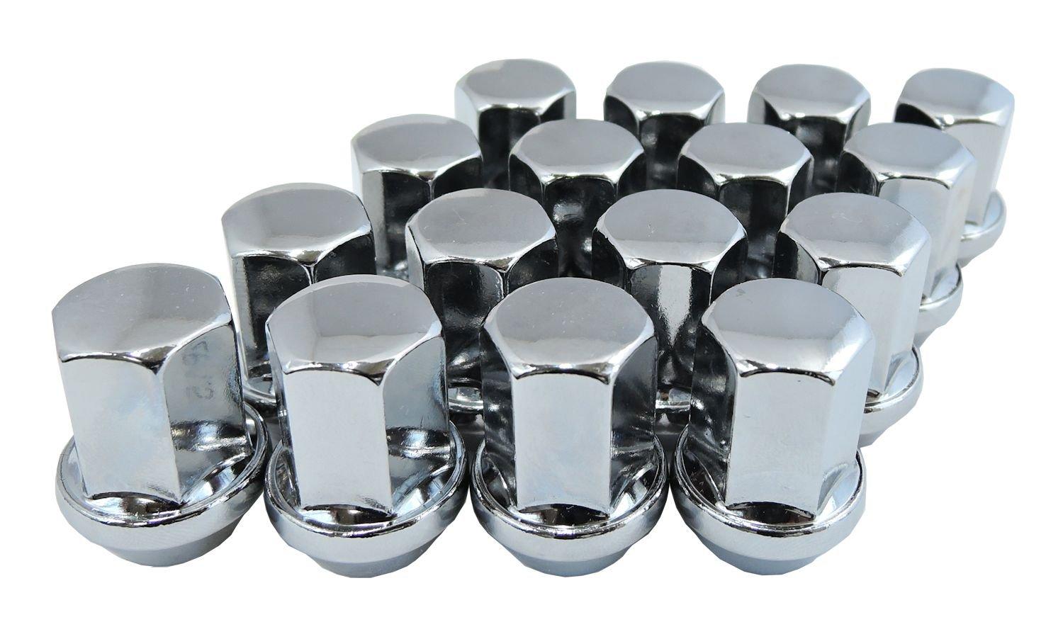 

Колесные гайки TIPTOP, 16 штук, гальваническое покрытие (с воротником), 17HEX M12 x P1.25, высота 31 мм, коническое посадочное место N-22-16