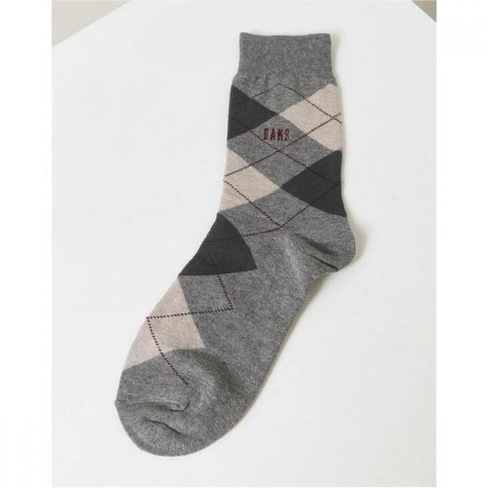 Daks Cotton Blend Mixed Pattern Long Socks Set 4 Pairs Dbss6e541bk