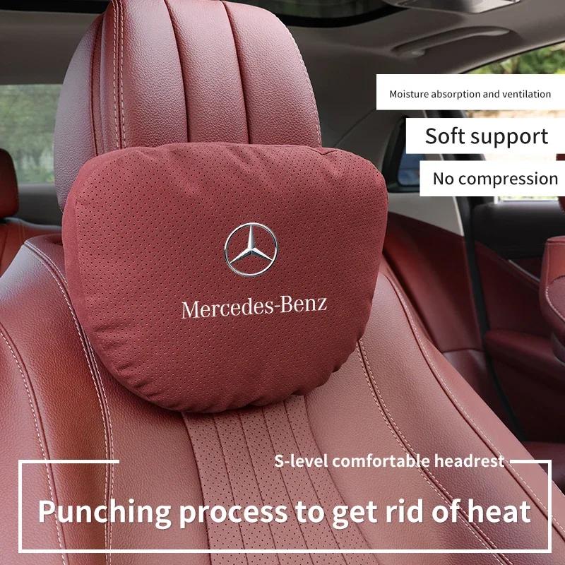 Car Sticker Hot 2026 New For Benz Mercedes Benz A B C E S V Class GLB GLC GLE Sprinter Pilot SLK SLC W203 W204 ML Car Headrest N