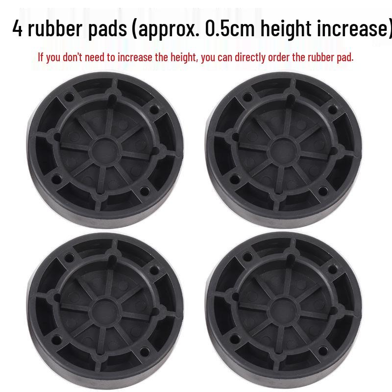 Anti-Slip Shock Absorbing Washer Base Pads – Universal Heightening, Vibration Reduction, Silent Stability