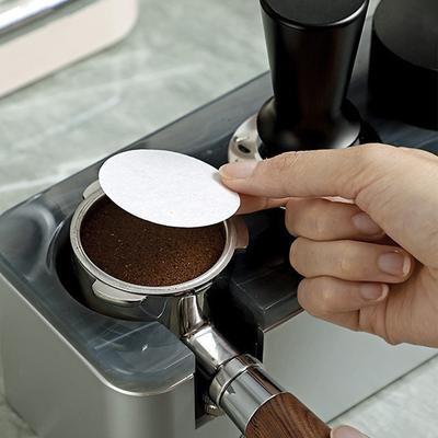 100 Stück Nicht Entfärbende Kaffeefilterpapiere für Espressomaschinen-Griff Hitzebeständige Kaffeefilter Zubehör