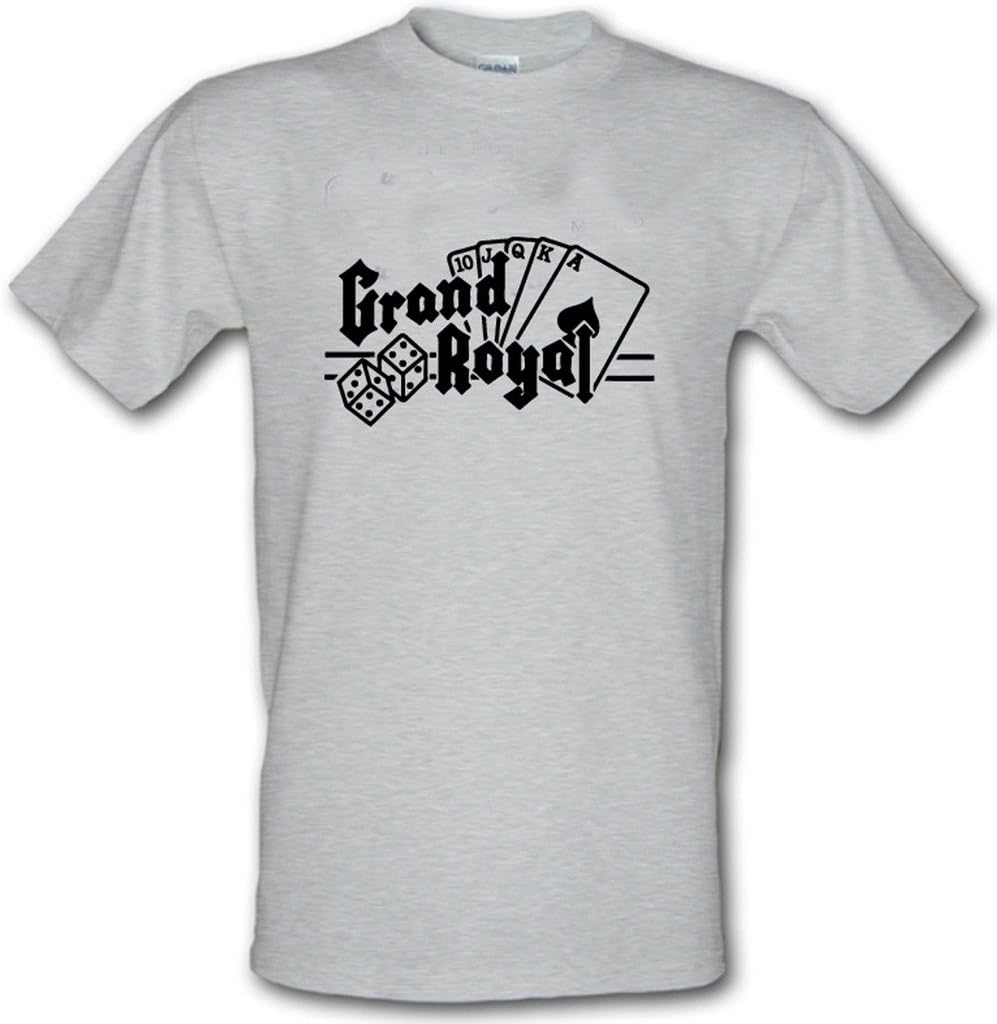 GRAND ROYAL Record Label Hip Hop Beastie Boys Rap Heavy Cotton t-shirt 3XL серый
