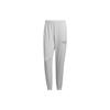 Knitted Sweatpants Men's Solid Light Gray Moderate Cuffed Pants IP3927