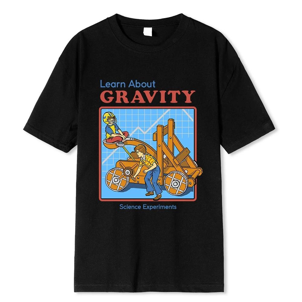 Horror Comic Series Science Cotton T-Shirts  Fashion Summer Street Loose Top Casual Men Clothes