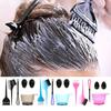 1 Set Hair Dye Tool Color Brush Plastic Bowl Comb Dye Mixer Ear Caps 5-piece Set Hairdressing Tool Professional Hair Tint Dying Applicator Kit