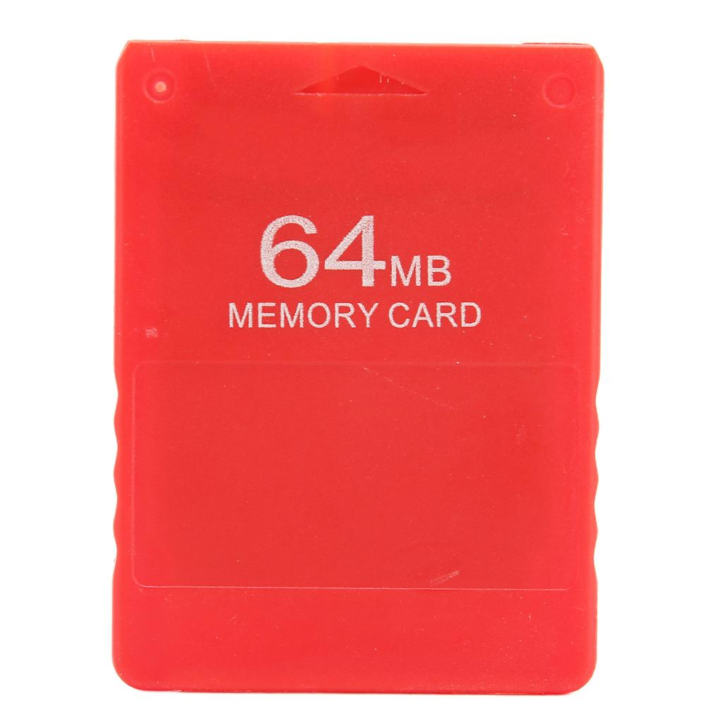For PS2 64MB Memory Card High Speed Game Memory Card Supports All Games and FMCB1.966Red