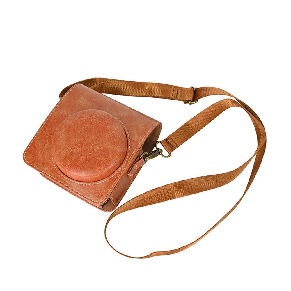 Mini 99 Camera Bag PU Leather Case For Fujifilm Fuji Instax Mini 99 Full Body Cover With Strap