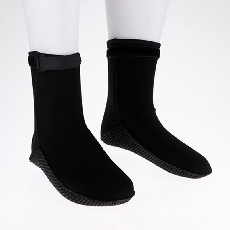 

3mm Non-slip Knee-high Diving and Surfing Socks for Snorkeling, Swimming, Sun and Cold Protection on the Beach. XS чёрный