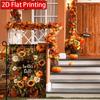 2D Flat - 2D Flat Hello_ Autumn Wreath_ Thanksgiving Garden Flag_ 4-28X40 Inch Outdoor Garden Flag Double-Sided Home Decoration Courtyard Decoration O