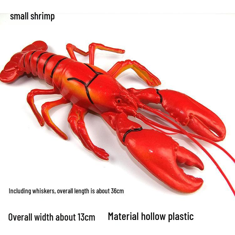 Large Plastic Lobster and Crab Simulation Toy Model