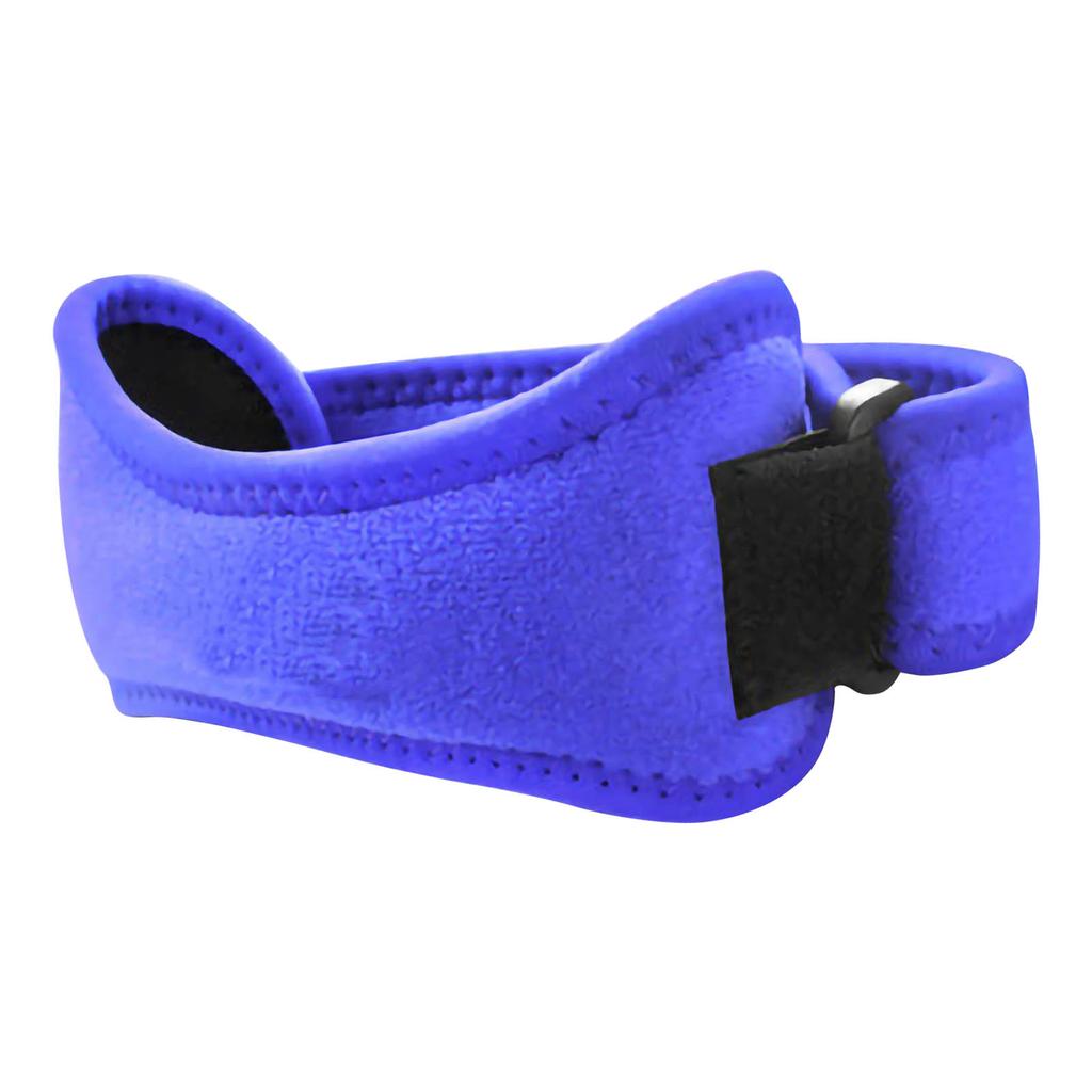 Petalla Knee Strap Split Shock Absorption Pressurized Adjustable Size Patellar Tendon Support Band Blue