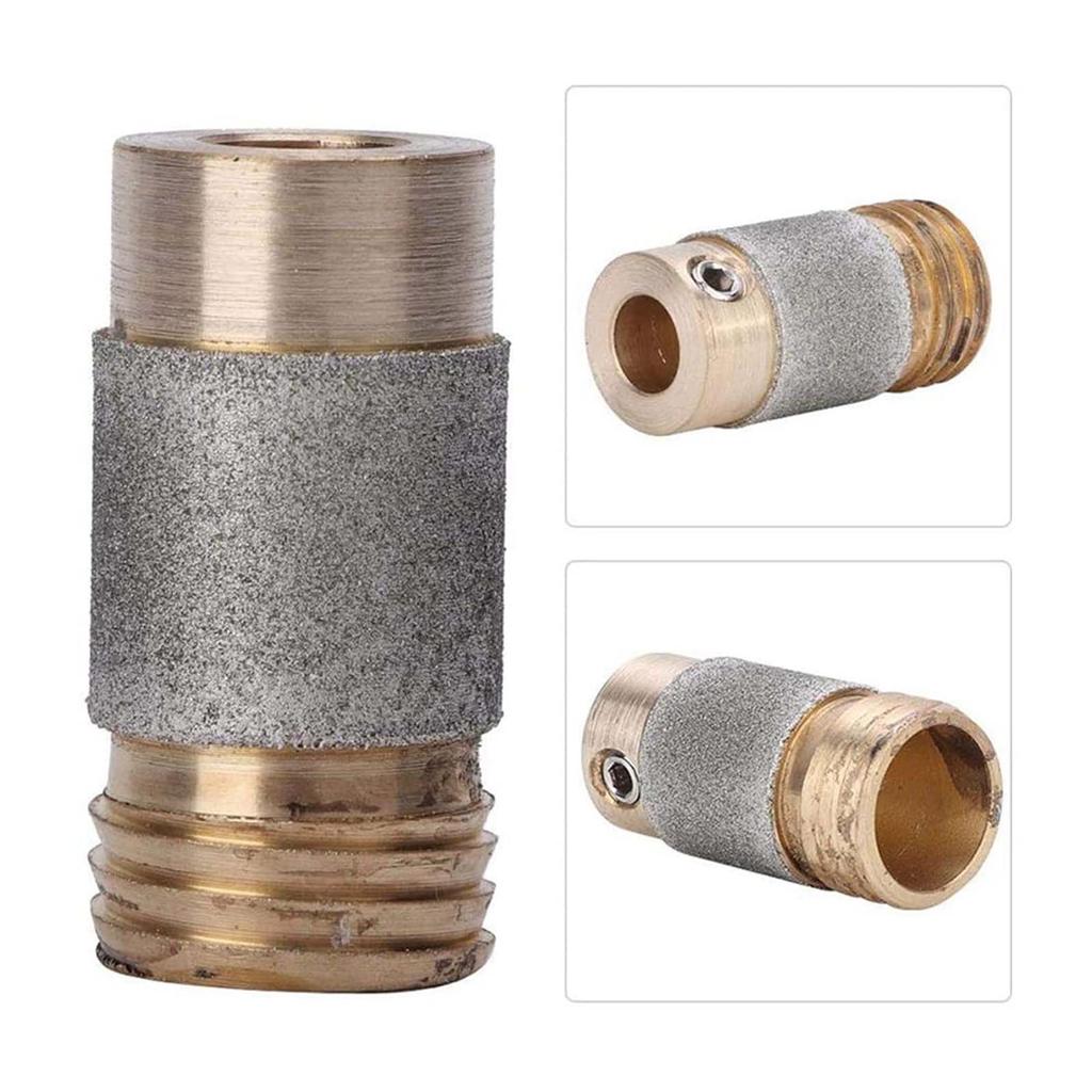 5/8 Inch Diamond Grinding Head MCBL58 Ceramic Glass Abrasive Polishing Tool for Diamond Glass Grinder Stone Edge Grind