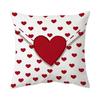 1/2Pcs Valentine'S Day Love Envelope Theme Pillow Cover, Comfortable And Soft Plush Texture, Festival Decoration Pillowcase,