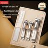 Portable Angled Nail Clipper Set: Complete Manicure Tool Kit