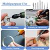 STONEGO 30pcs Diamond Grinding Set - 3mm Shank Needle Points for Engraving & Polishing Glass, Jade