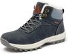 Snow for Winter Snow Navy 40 [Mishansha] High-cut, Fleece-lined, Warm, Waterproof, Non-slip Boots, Unisex, Fishing, Hiking, Camping, Shoes, Shoes,