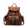 Autumn and Winter Retro Women's Backpack New Commuter Versatile Backpack Fashionable Contrasting Color Going Out Small Schoolbag