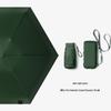 Compact UV Protective Mini Umbrella with Black Coating