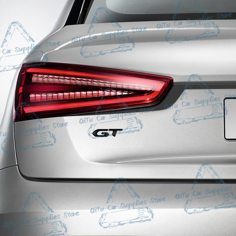 Car Styling Metal GT Emblem Lettering Logo Car Rear Trunk Badge Decor Sticker For Kia Peugeot 508 5008 208 2008 308 408 3008 GT Rdxbt90