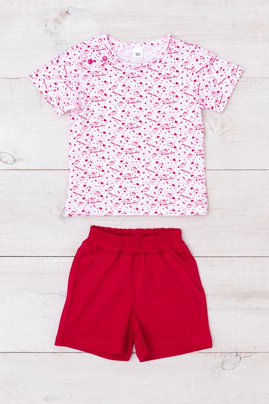 

Комплект одягу (немовлята дівчатка) Літо 5070-043-5 HC 80 brick червоний колір