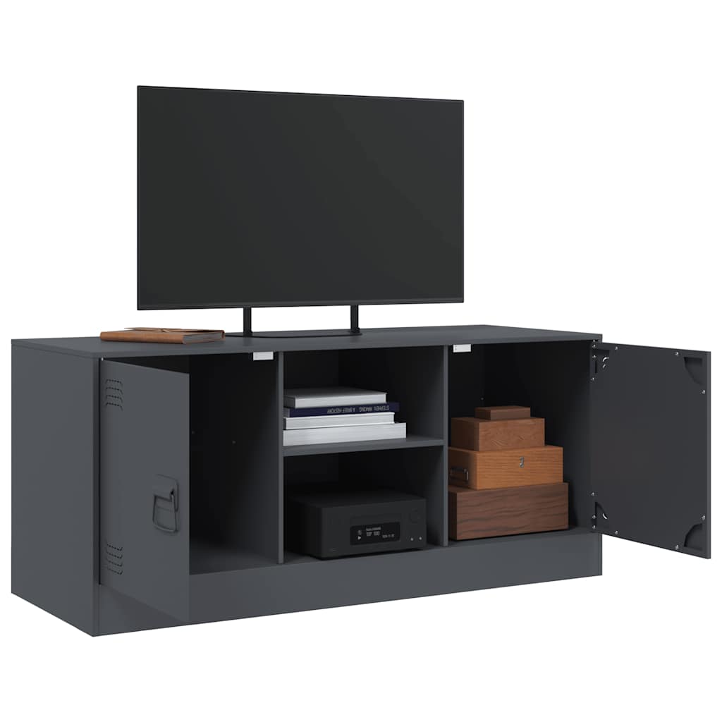 Vidaxl TV Cabinet, Anthracite, 99X39X44 Cm, Steel