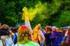 Proszek Holi Heart  Żółty  70 G