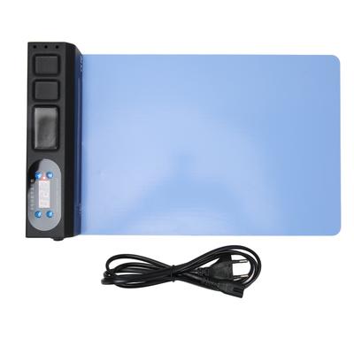 Tapete de Reparo de Celular Macio Controle de Temperatura 3 Níveis 3 Ranhuras Lâmpada LED Separador de Tela LCD para IOS Tablet
