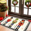 Merry Christmas Doormat, Non-Slip, Absorbent Nutcracker Rug, Entryway Doormat, Christmas Home Decor