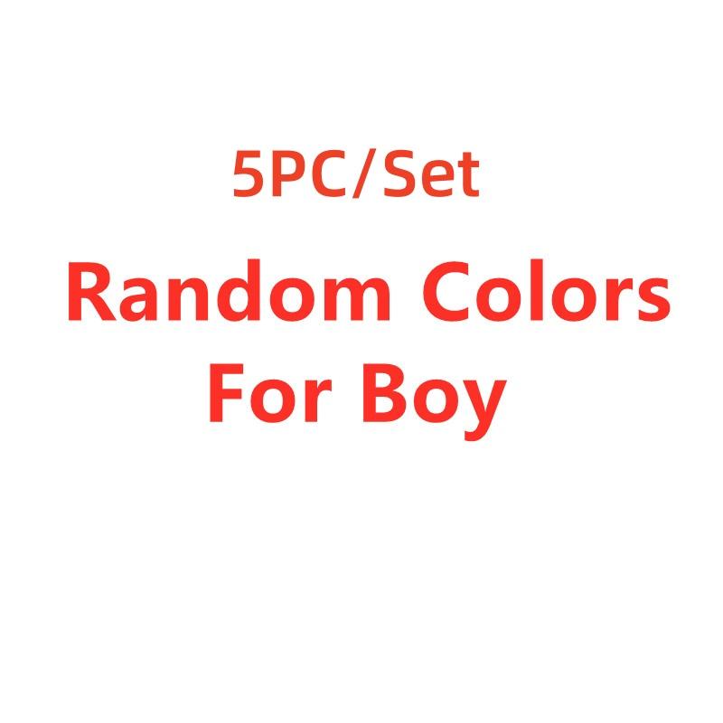 5 Paia Invernali per Tenere Caldo Pile Corallo Colori alla Moda Calzini per Bambini Calzini da Ragazzo / Ragazza